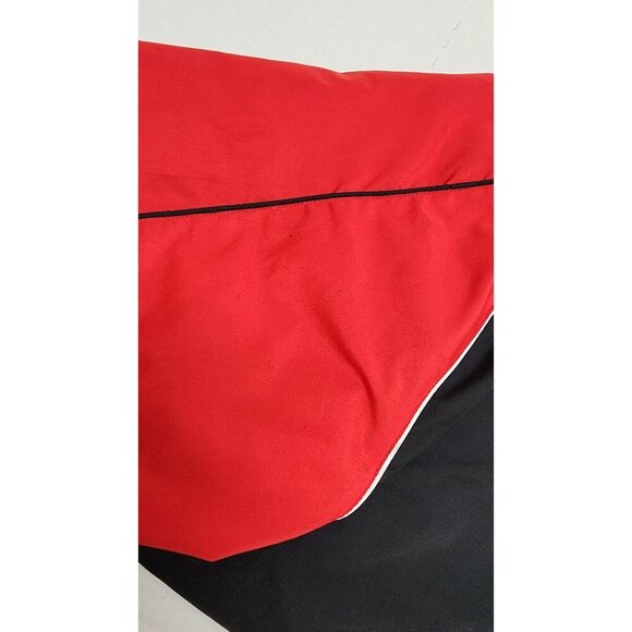 Ohio State Buckeyes Pullover Jacket XXLarge V-Neck Black & Red Embroidered Logo - Picture 9 of 9